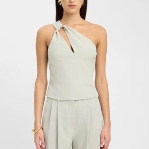 Kookai Black One-Shoulder Top